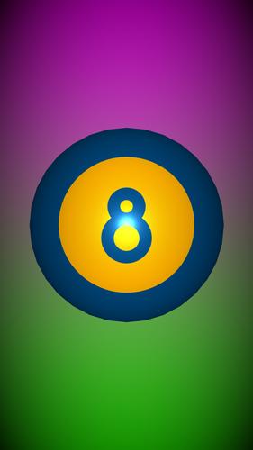 Magic 8 Ball Live Wallpaper 3D Schermafbeelding 1