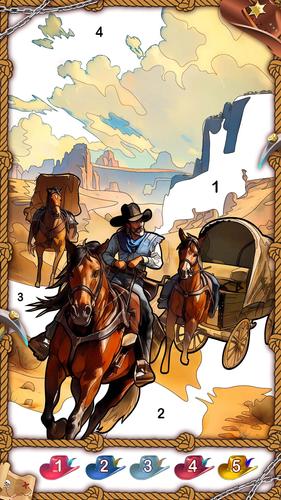 The West Coloring Games Zrzut ekranu 2