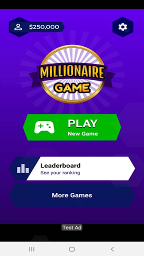 Millionaire Game - Trivia Quiz Captura de pantalla 2