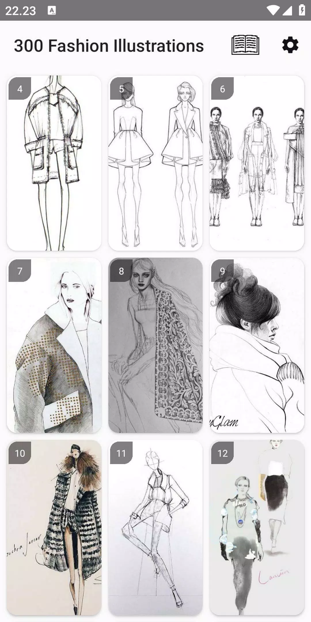 300 Fashion Illustrations应用截图第0张
