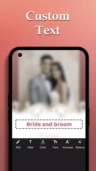 Custom Wedding Cards Maker স্ক্রিনশট 1