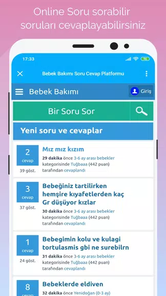 Gün Gün Bebek Bakımı, Takibi 螢幕截圖 0