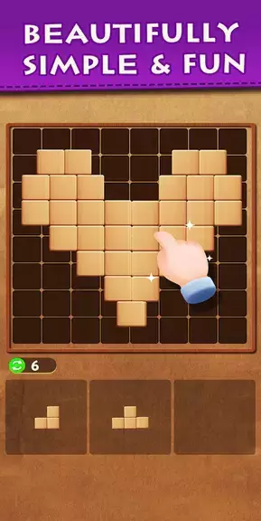 Wood Block Puzzle Classic Game Schermafbeelding 3