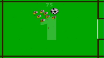 Beebuzz Soccer Captura de tela 0