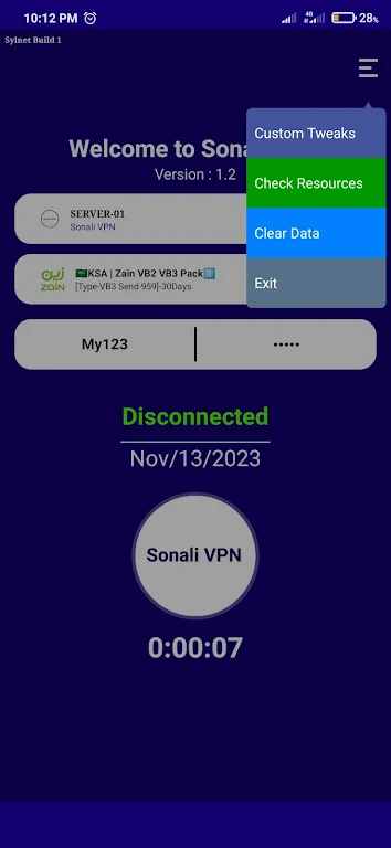 Sonali VPN Super fast Ảnh chụp màn hình 1