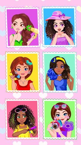 Hair Salon games for girls fun 螢幕截圖 1