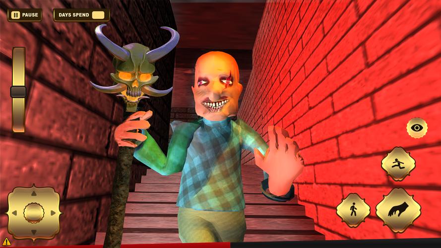 Scary Grandma Grandpa House 3D 螢幕截圖 0