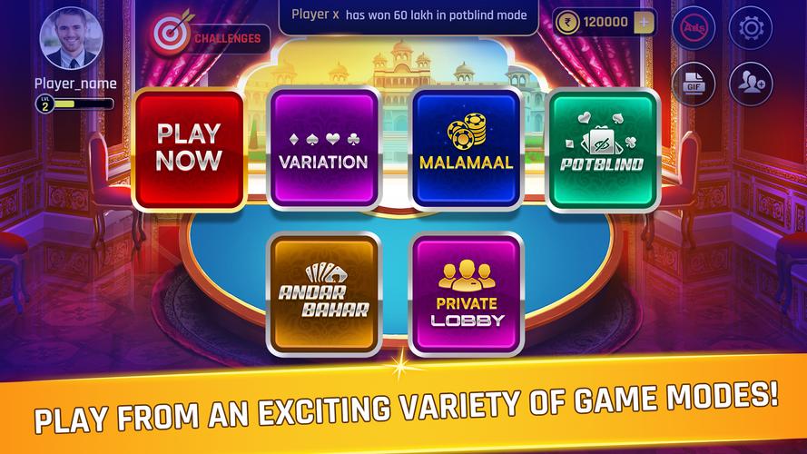 Teen Patti Malamaal Captura de pantalla 2