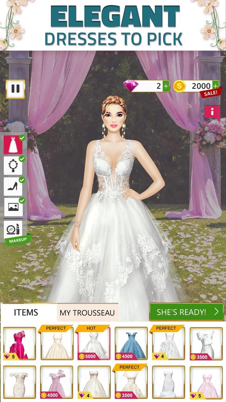 Hochzeitdesigner: Kleiddressup应用截图第2张