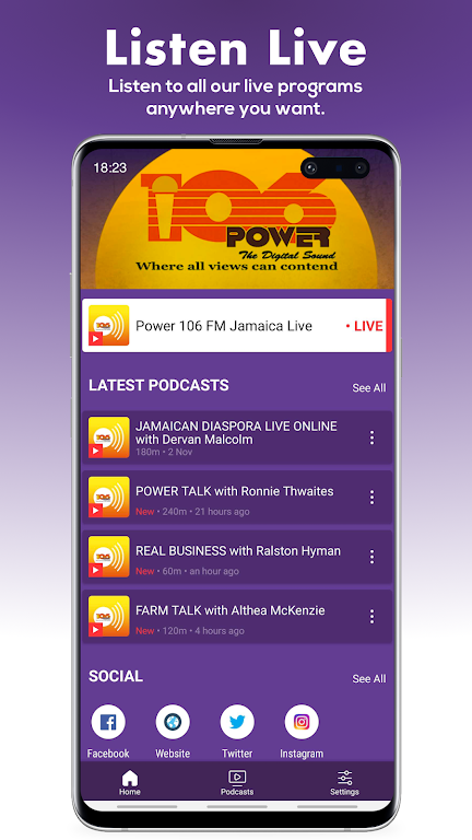 Power 106 FM Jamaica ภาพหน้าจอ 0
