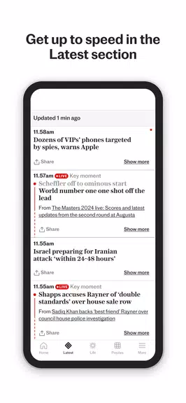 The Telegraph UK Latest News Tangkapan skrin 3