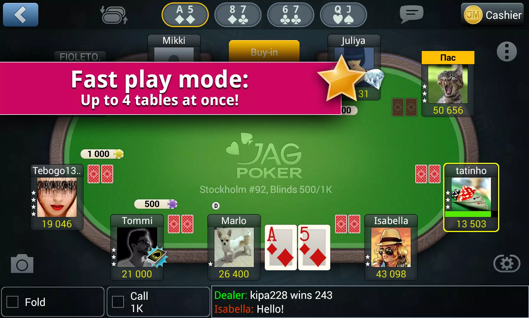 Jag Poker HD Screenshot 1