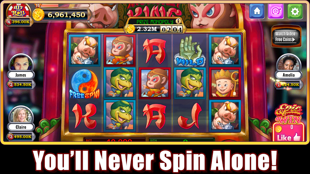 Social Vegas Slots - Real Free Slots ဖန်သားပြင်ဓာတ်ပုံ 3