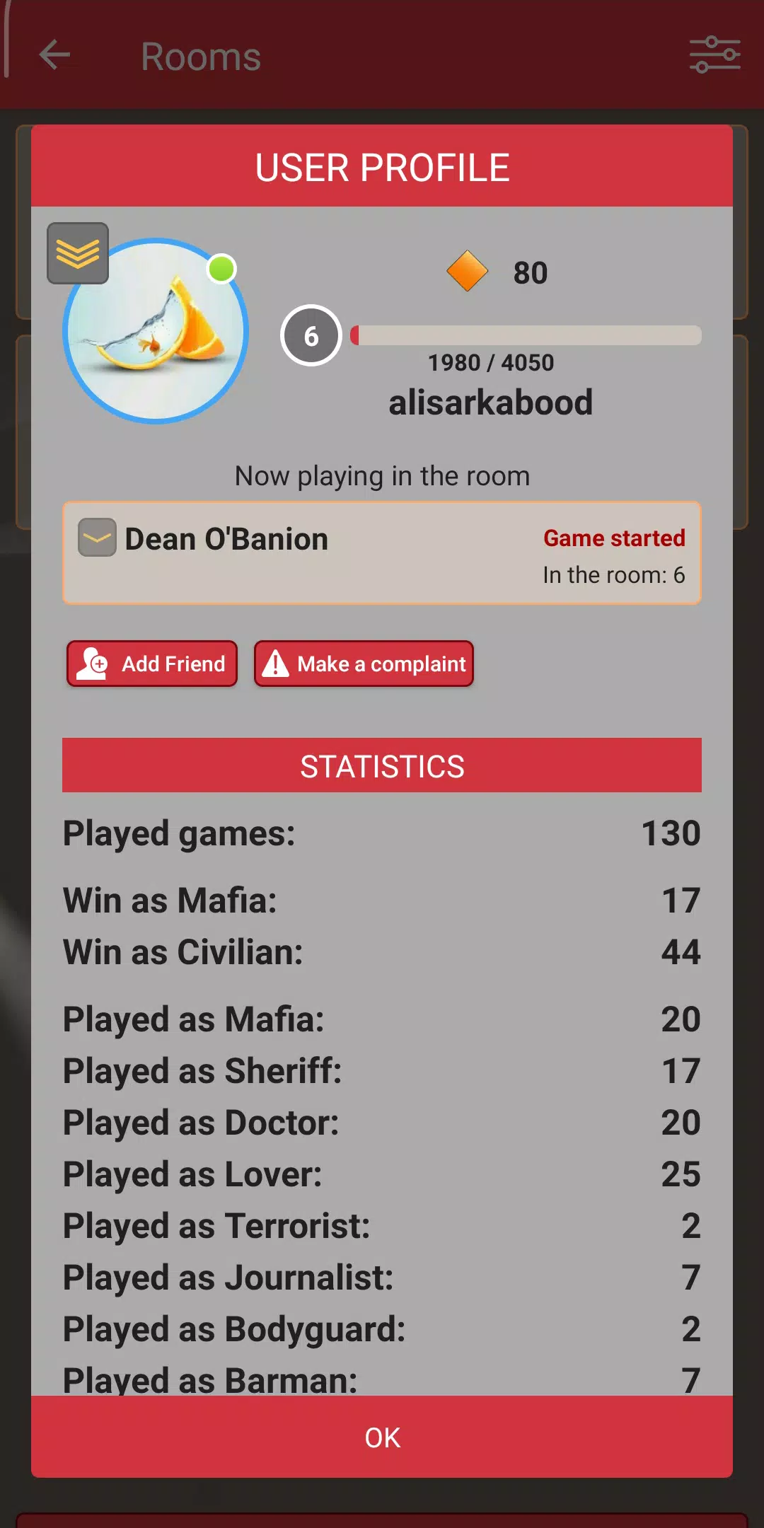 Мафия онлайн Скриншот 1