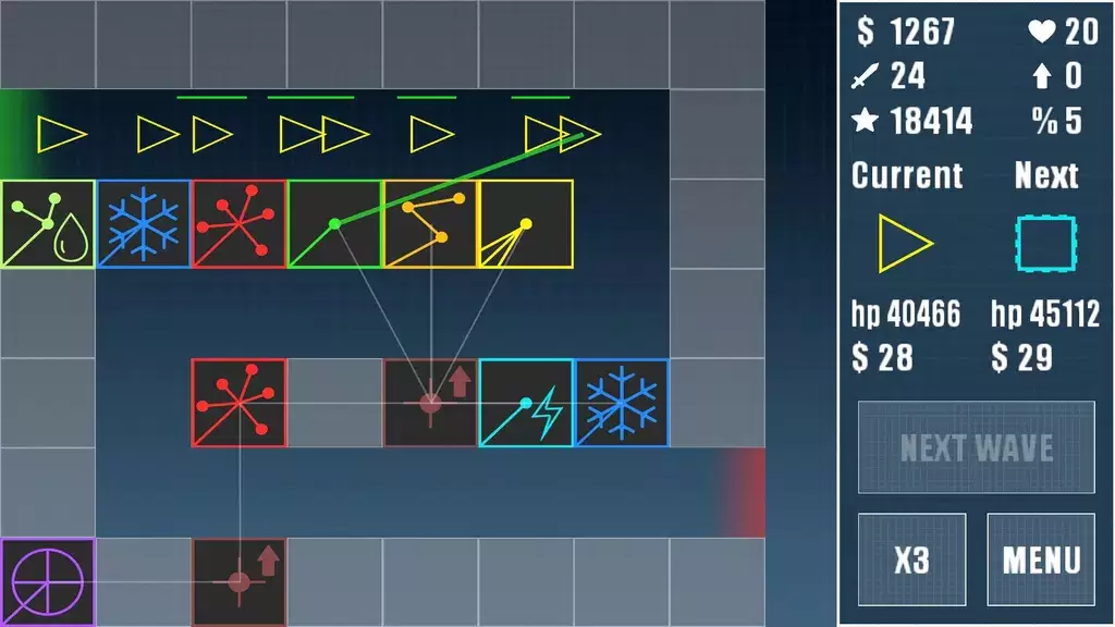 Laser Tower Defense Zrzut ekranu 1