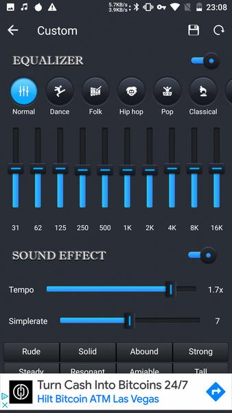 Equalizer Music Player Captura de pantalla 1