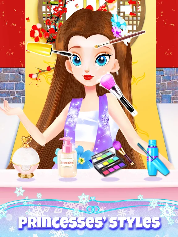 Princess Games: Makeup Games ဖန်သားပြင်ဓာတ်ပုံ 3