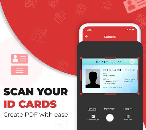 PDF Maker: Docs & ID Scanner ภาพหน้าจอ 1