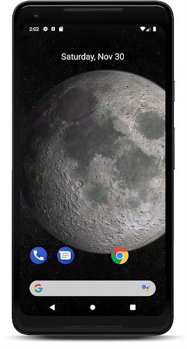 Moon 3D Live Wallpaper 螢幕截圖 2