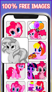 Pony Pixel Art Coloring Book ဖန်သားပြင်ဓာတ်ပုံ 0