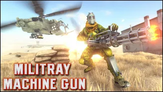 Military Machine Gunner Games 스크린샷 1