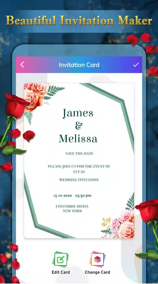 Invitation Card Maker - RSVP Screenshot 3