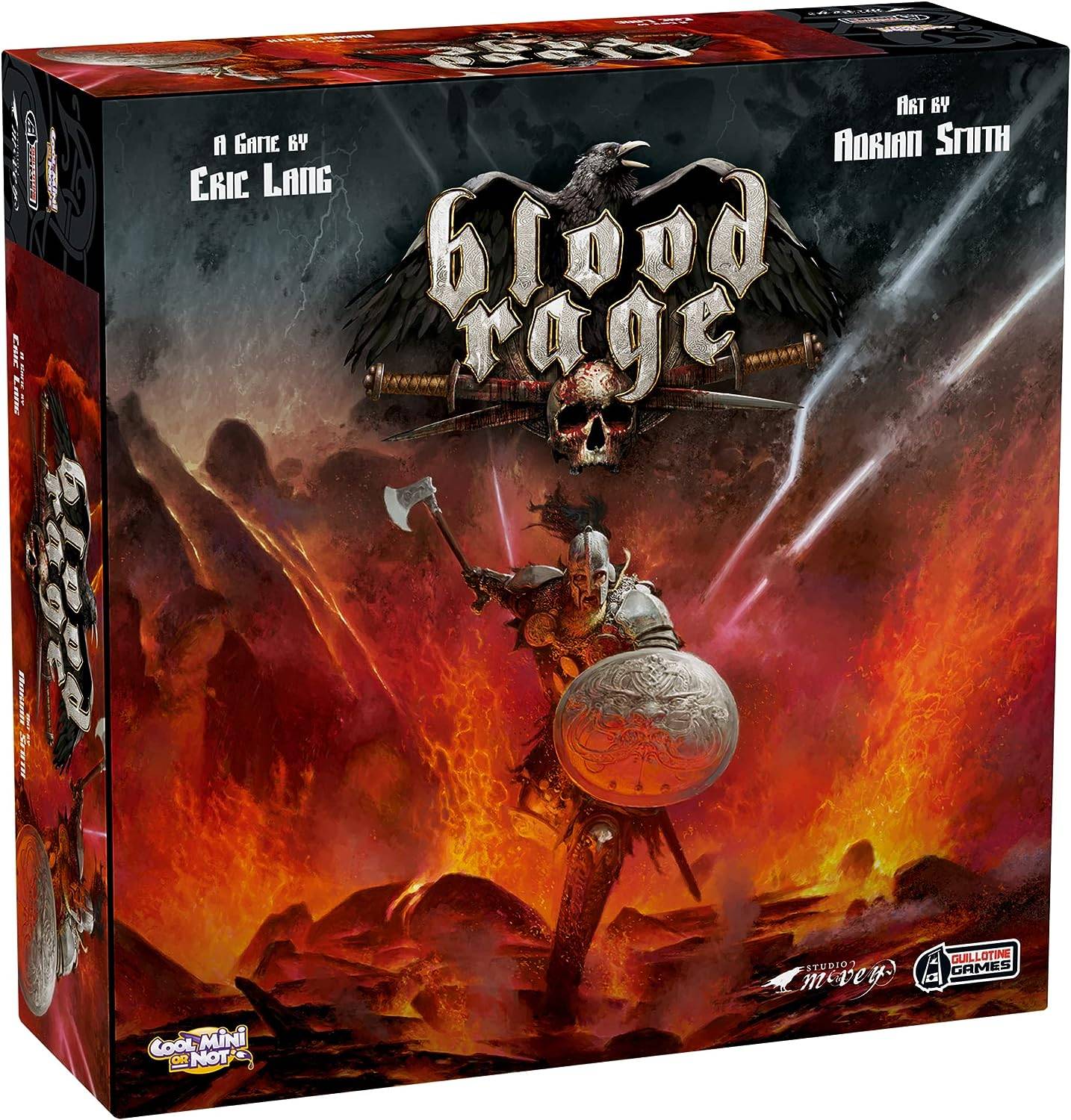 Blood Rage Viking miniatures