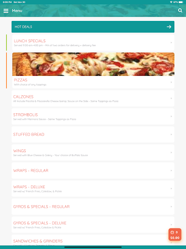 Paramount Pizza Holyoke MA Screenshot 2