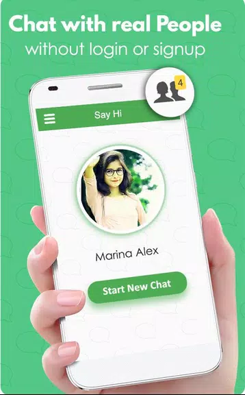 Say Hi - Meet People Online Tangkapan skrin 0