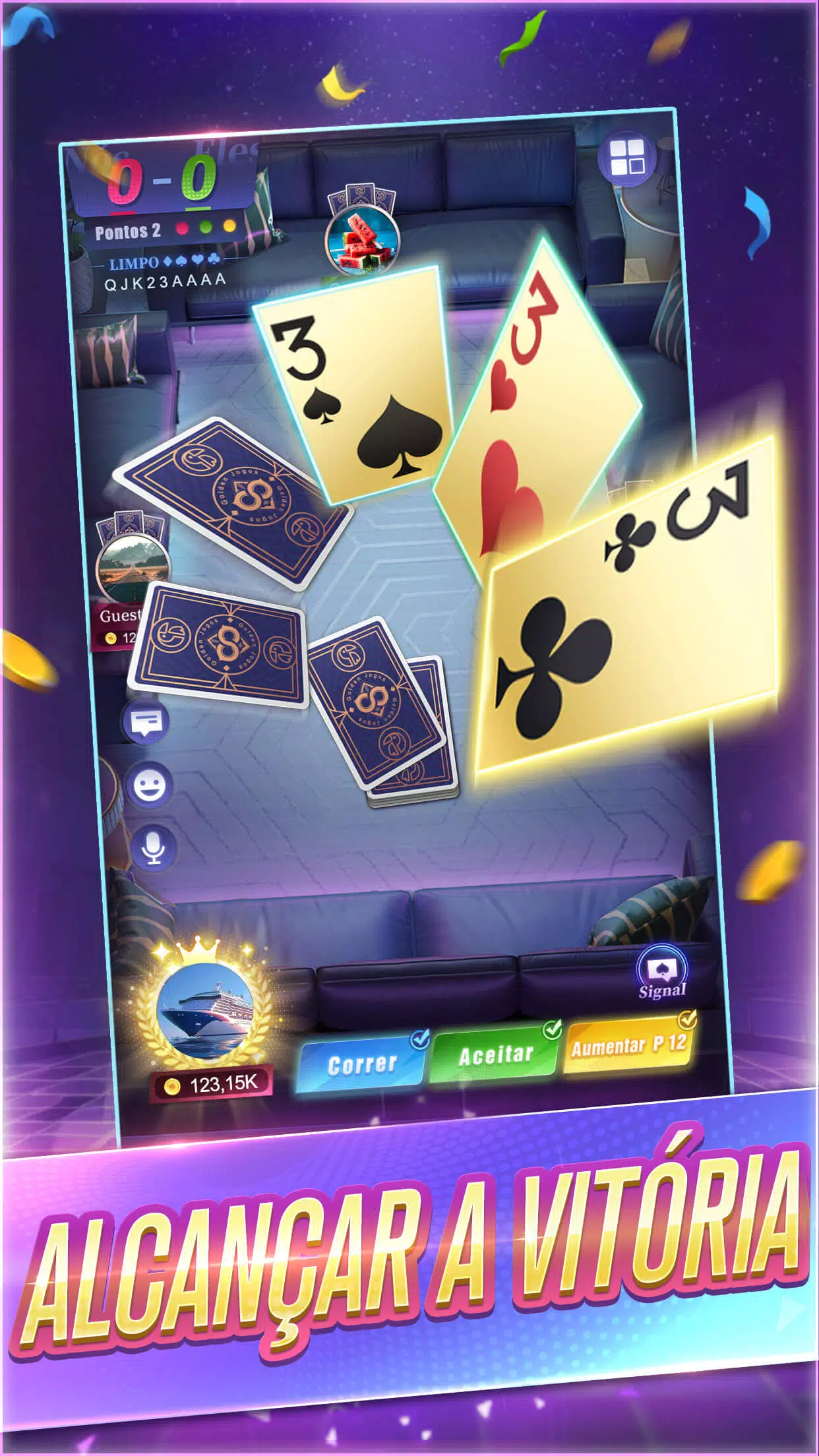 Golden Truco: Domino&Buraco 螢幕截圖 3