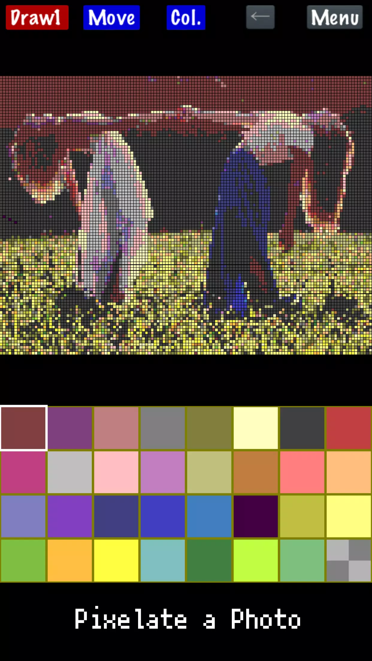 Pixel Art Maker 螢幕截圖 1