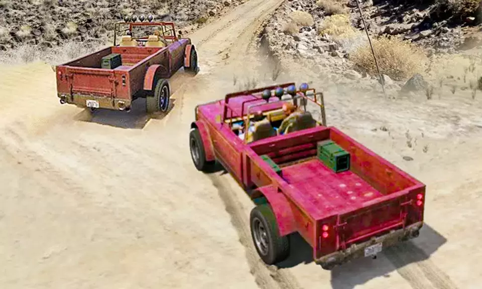 Offroad Pickup Truck Simulator Tangkapan skrin 0