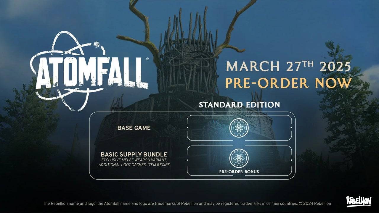 Atomfall pre -order bonus