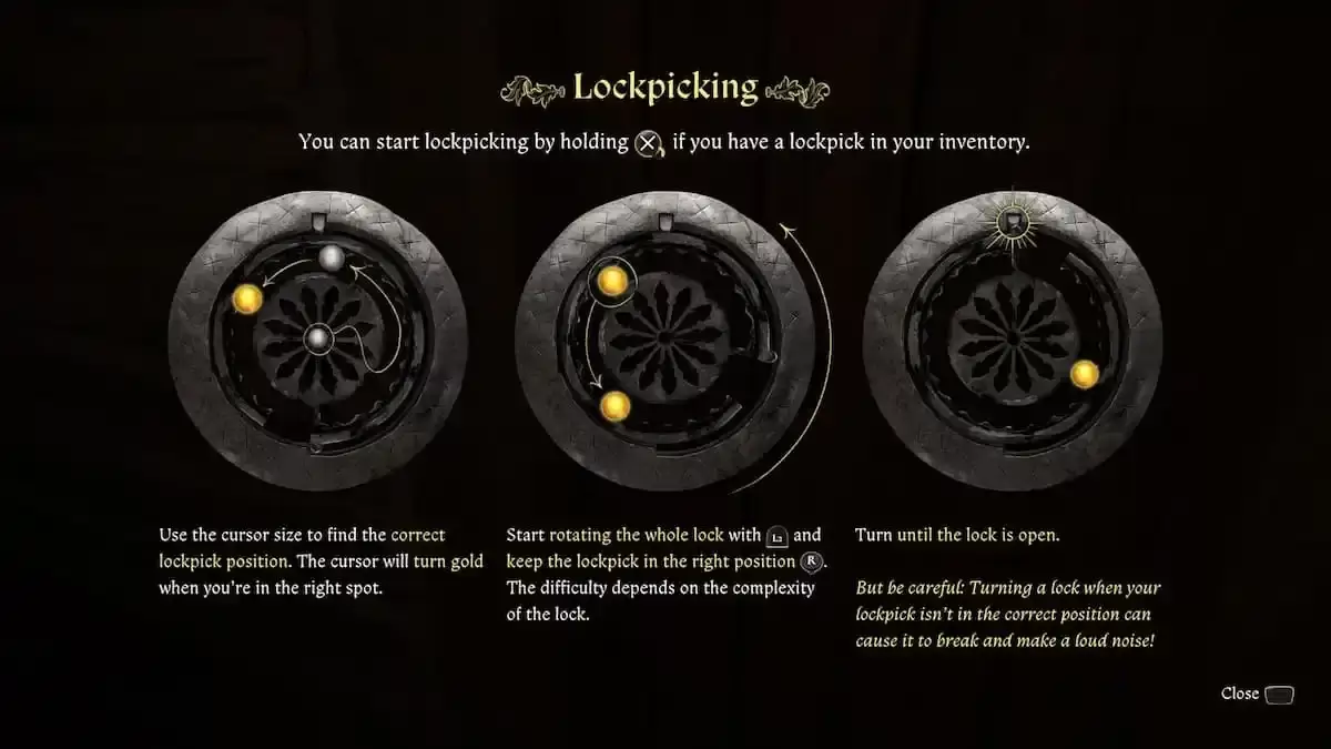 Kingdom Come：Derverance 2 Lockpicking