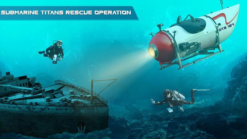 Submarine Titans Rescue Ship स्क्रीनशॉट 3