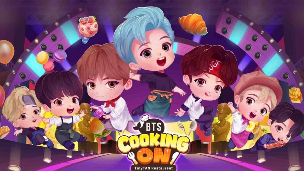 O Android lança o BTS Cooking Game: Tinytan Restaurant Thrills!