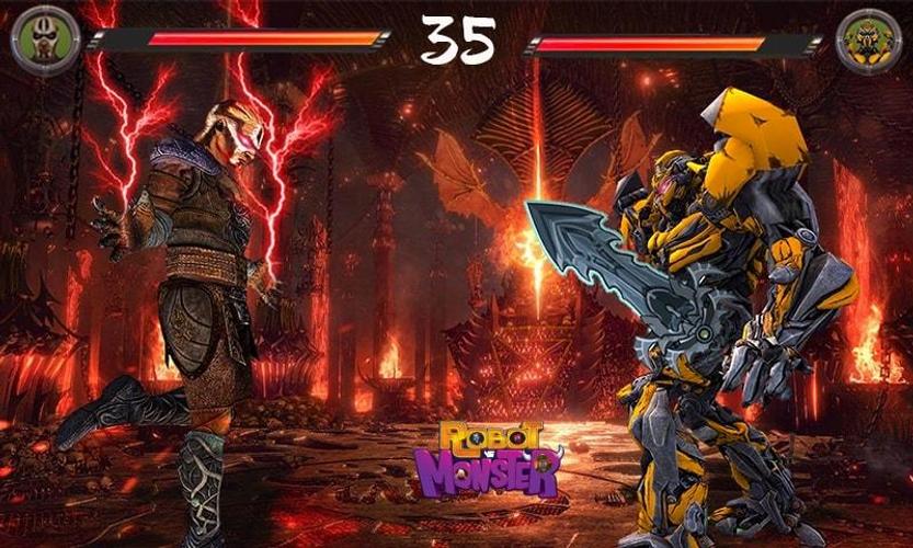 Monster vs Robot Extreme Fight 螢幕截圖 1