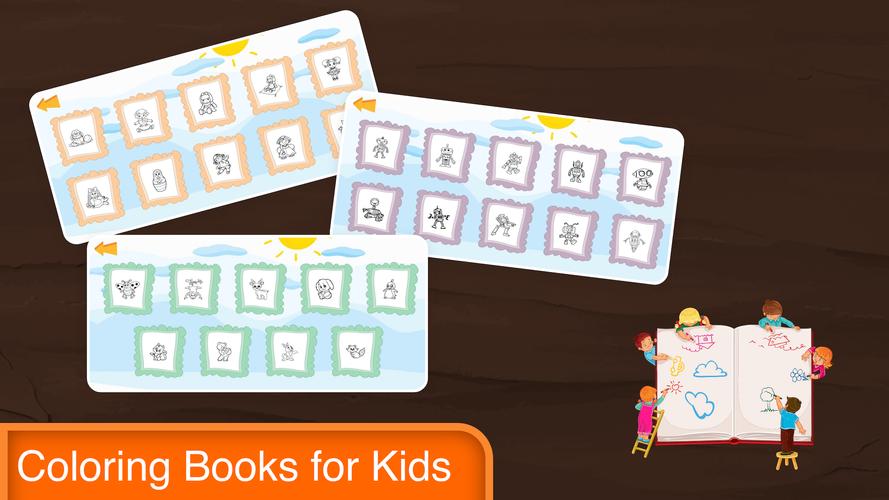 Schermata Coloring Games for Kids, Paint 3