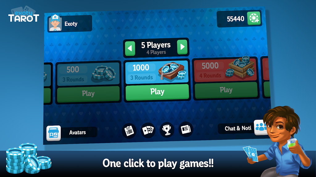 Multiplayer Tarot Game Screenshot 1