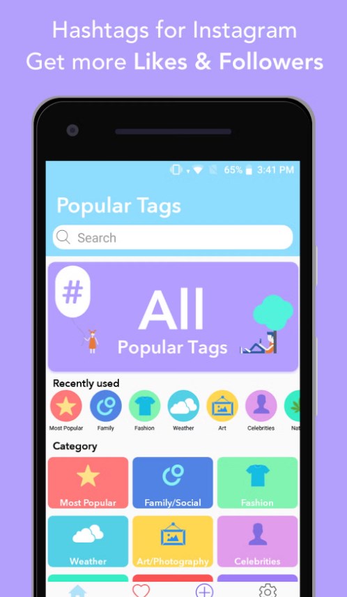 Hashtags - for likes for Insta Screenshot 0