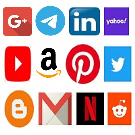 All Social Media & Network App 螢幕截圖 0