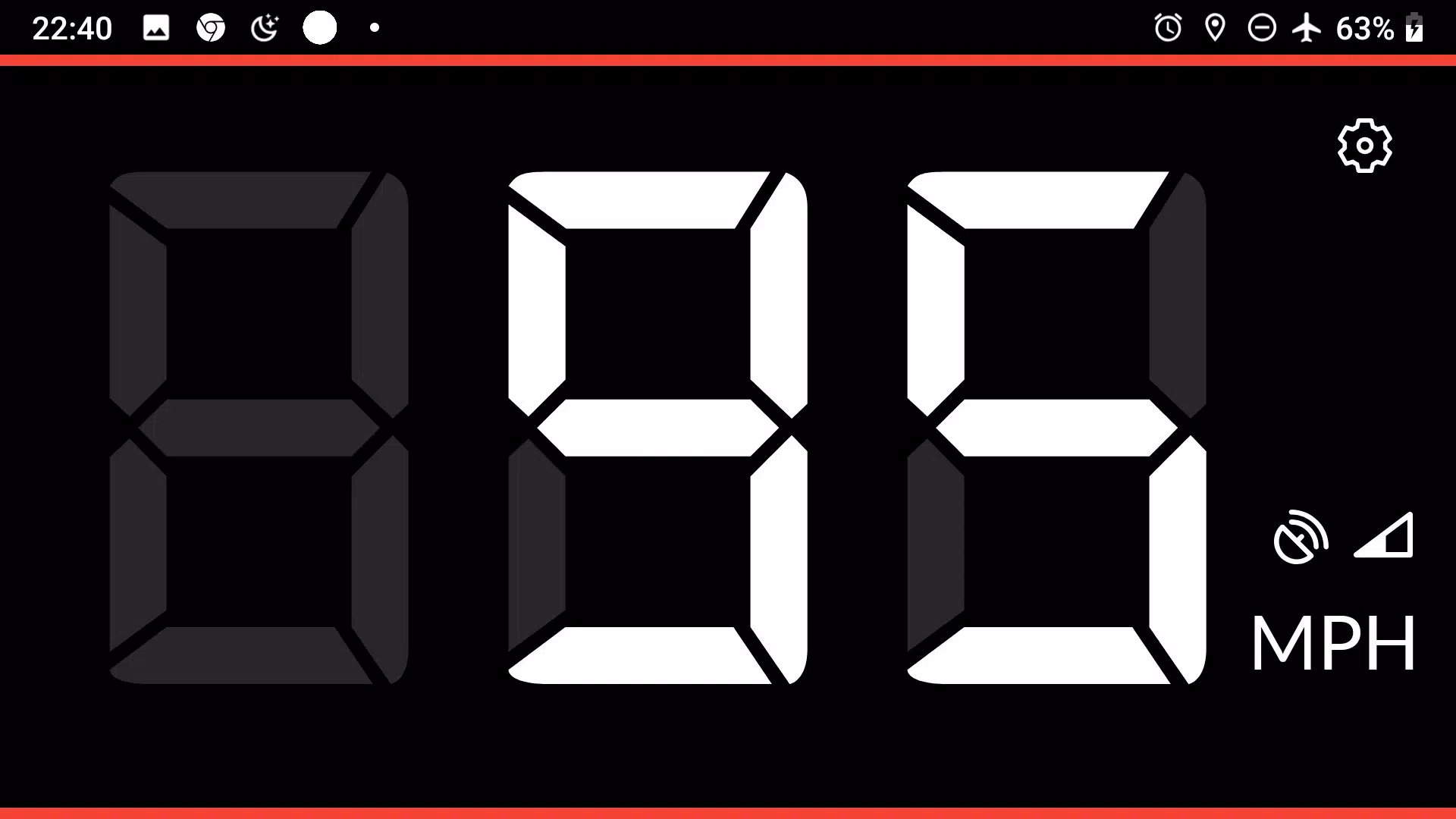 GPS Speedometer スクリーンショット 1