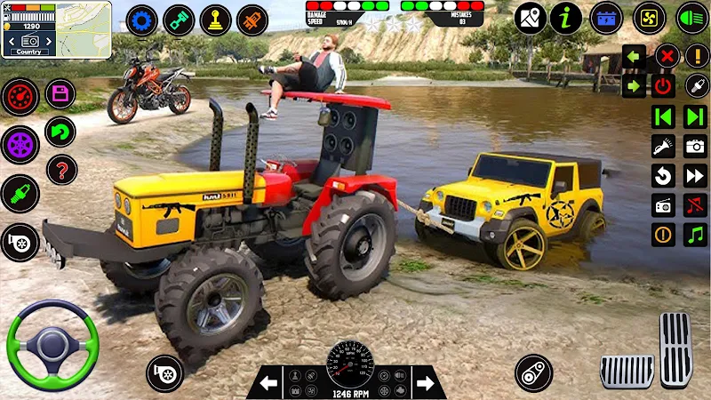 Tractor Driving Tractor Games 螢幕截圖 2