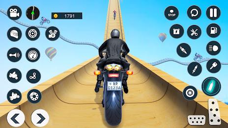 Mega Ramp Stunt Bike Games 3D 스크린샷 0