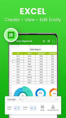 Docx Reader - PDF, XLSX, PPTX Captura de tela 2