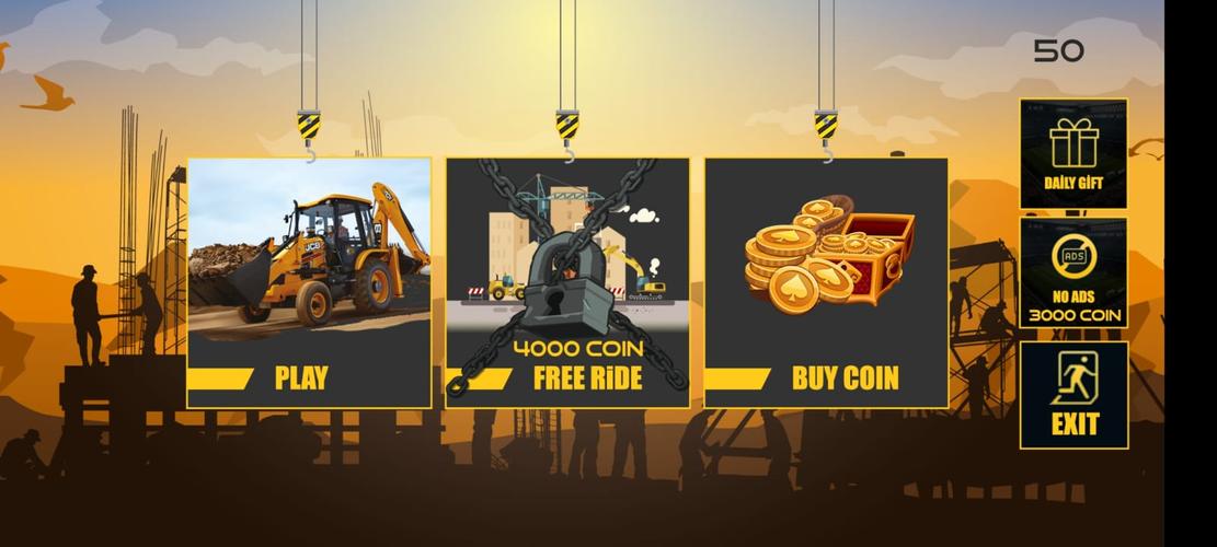 Excavator Jcb City Mission Sim Ảnh chụp màn hình 0