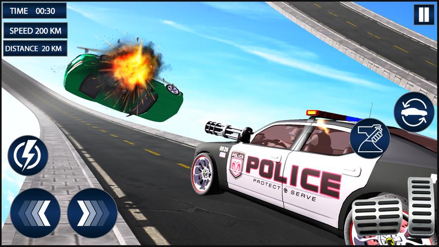 Police Car Chase: Driving Game ဖန်သားပြင်ဓာတ်ပုံ 1