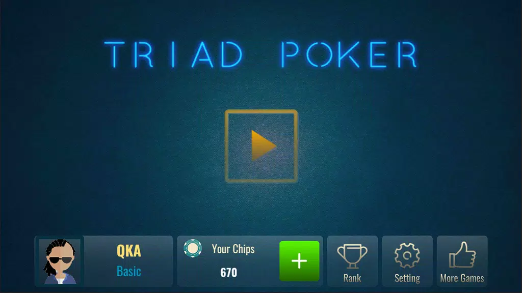 Lieng Offline - Triad Poker 3 螢幕截圖 0