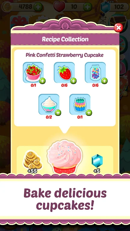 Mahjong Solitaire Cupcake Bake 螢幕截圖 3