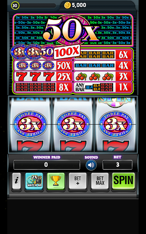 Diamond Triple Slots - Vegas Slots Zrzut ekranu 3